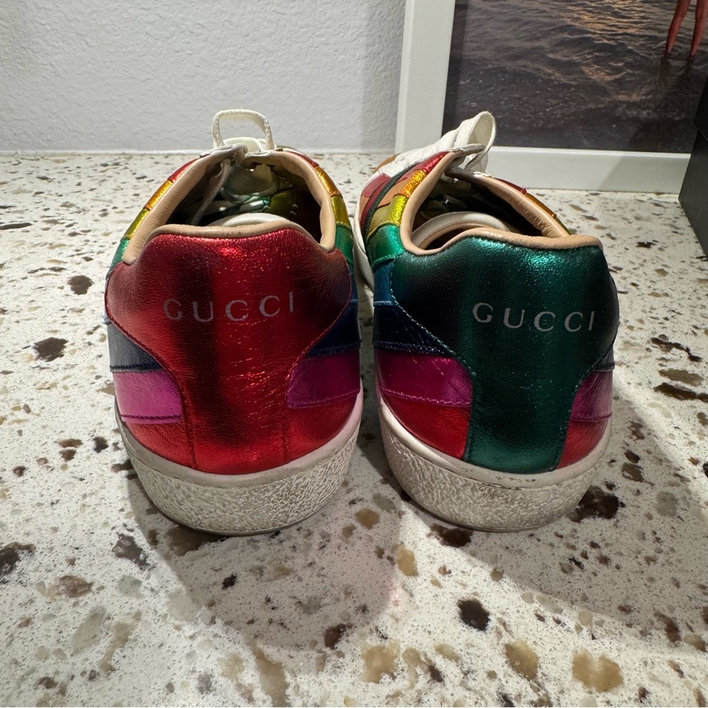 Gucci rainbow sneakers - Picture 2 of 7
